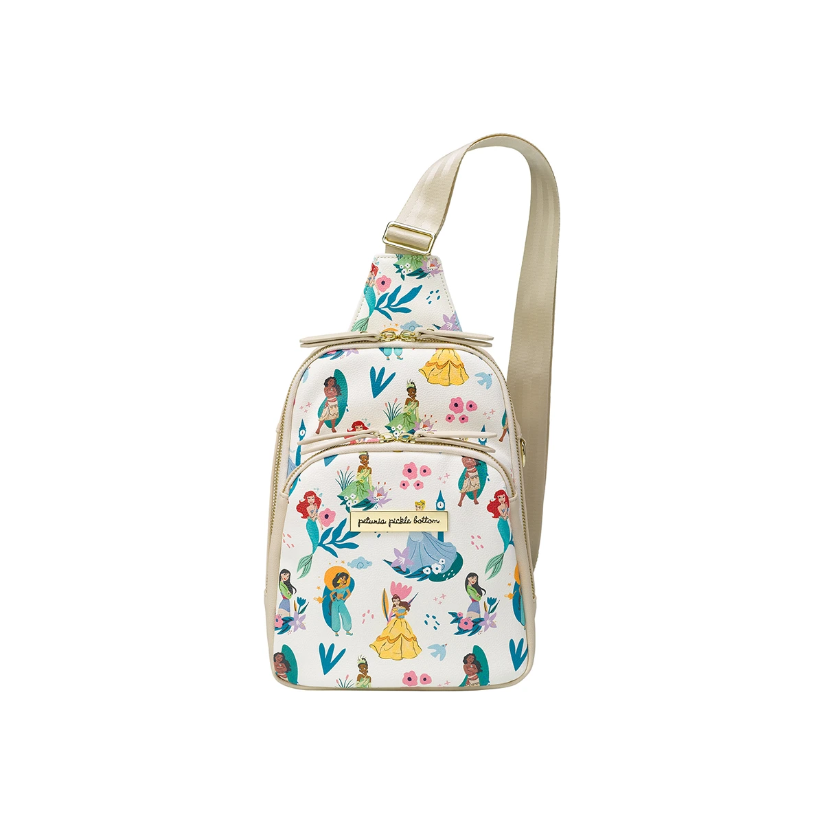 Petunia Pickle Bottom Criss Cross Sling Disney Princess Courage Kindness