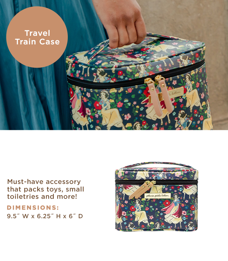 Travel Train Case - Must have accessory that packs toys, small toiletries and more! Dimensions: 9.5" W x 6.25" H x 6" D.