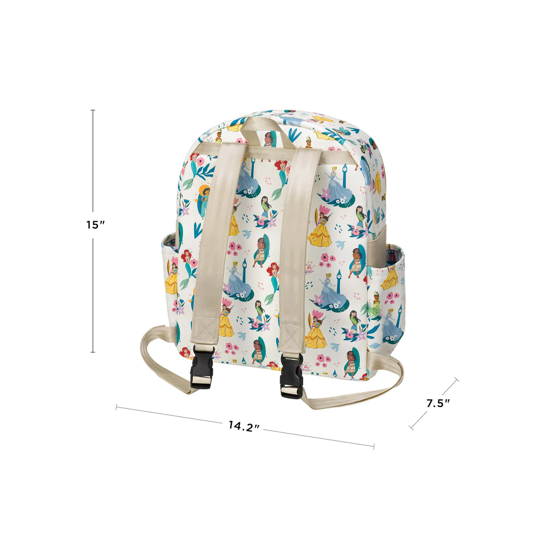 district backpack dimensions: 15 inches tall, 7.5 inches in length, and 14.2 inches in width