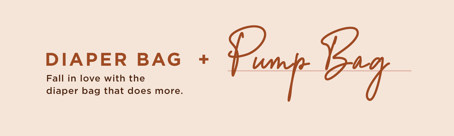 diaper bag + pump bag, travel bag, gym bag. fall in love with the diaper bag that does more