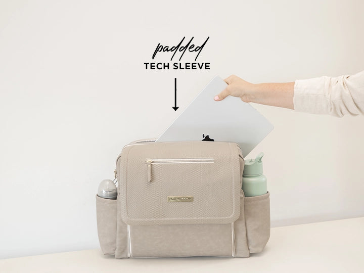 boxy backpack deluxe large padded tech sleeve for storing laptops or tablets