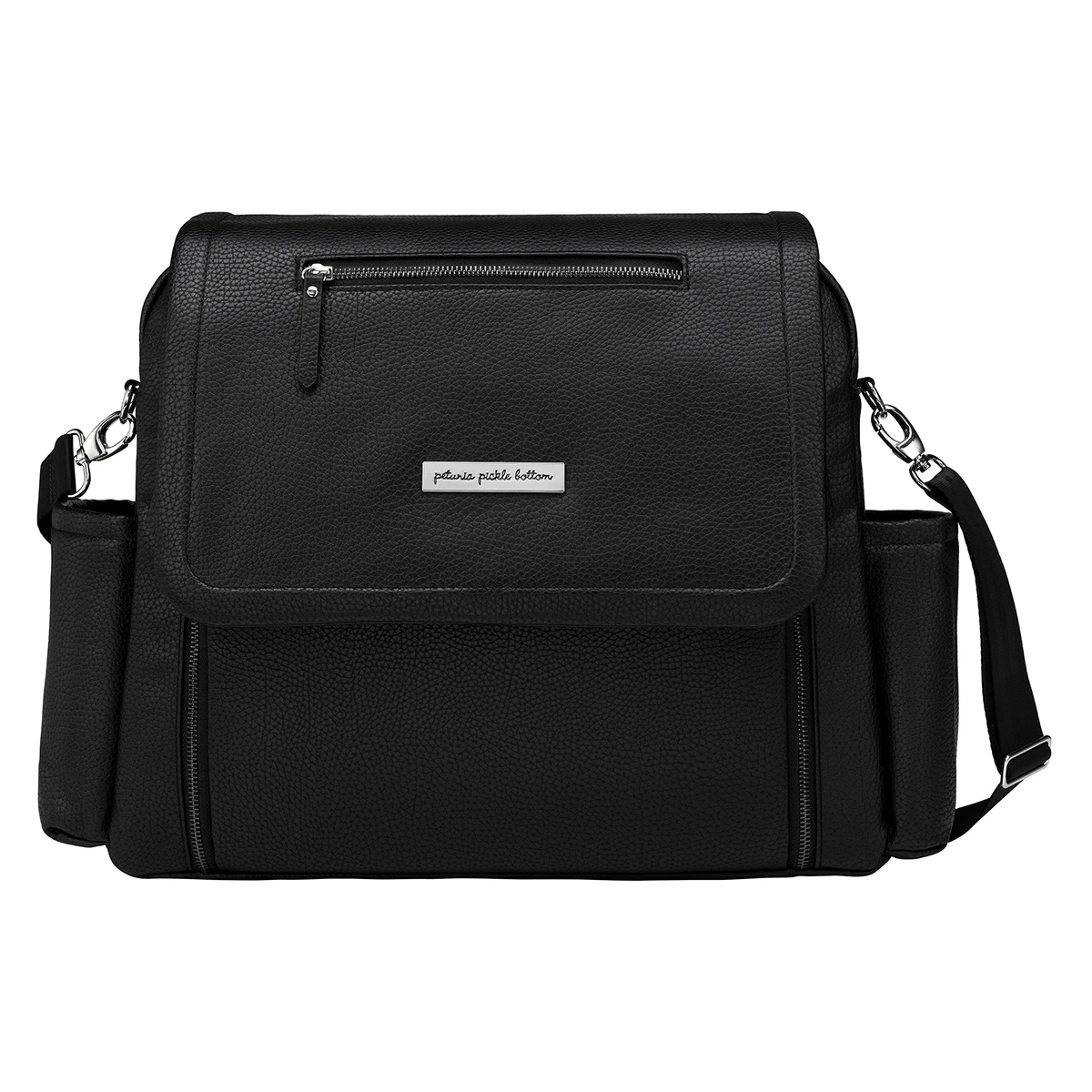 yuki様オーダー 内布付 不機嫌な黒パグ＆白ペキ お散歩バッグ かごバッグ boxy-backpack-deluxe-in-ebony-