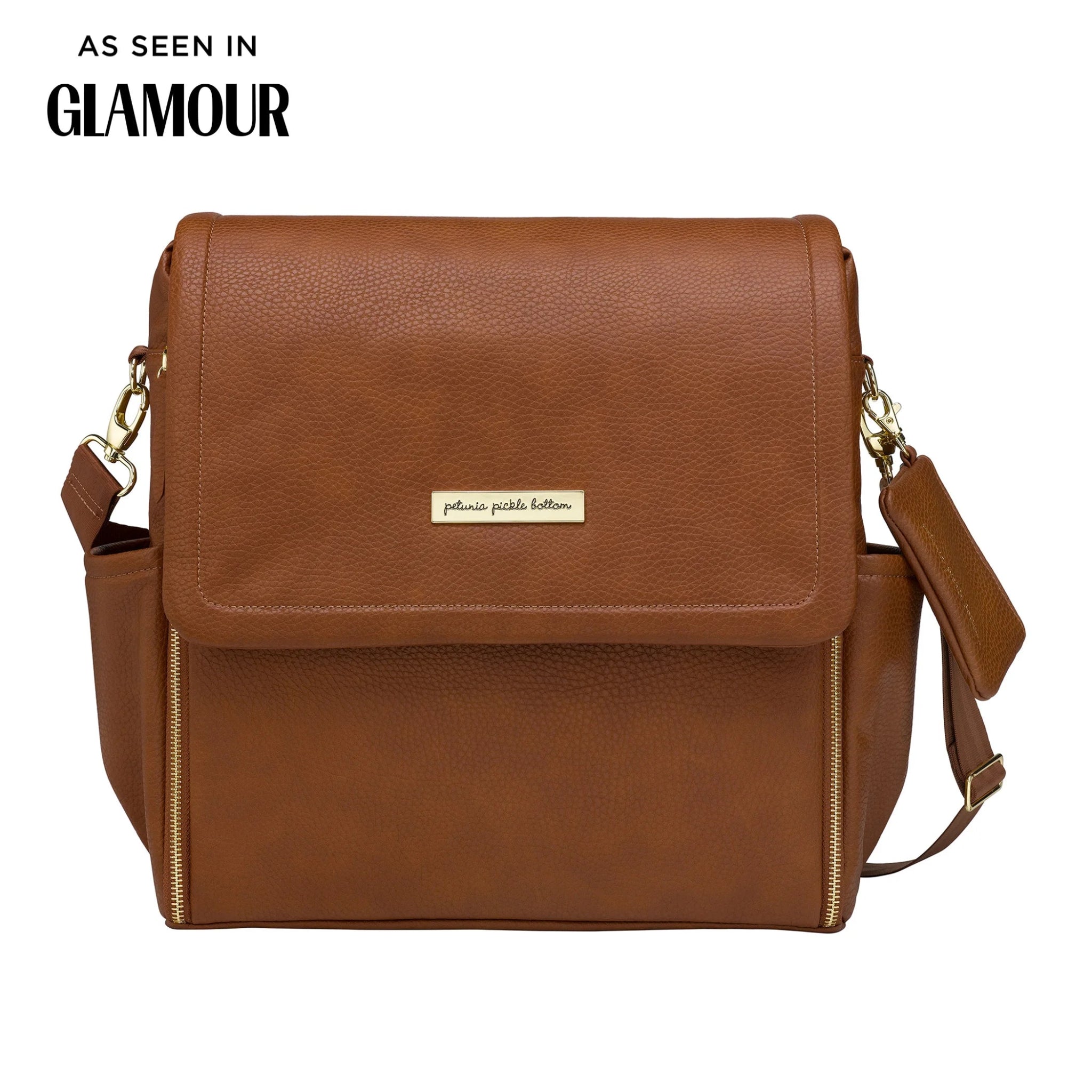 backpack diaper bag leather Petunia Pickle Bottom Boxy Backpack Diaper Bag, Cedar