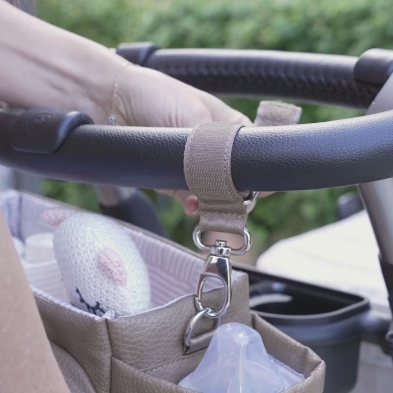 Wander Stroller Caddy Deluxe in Ebony