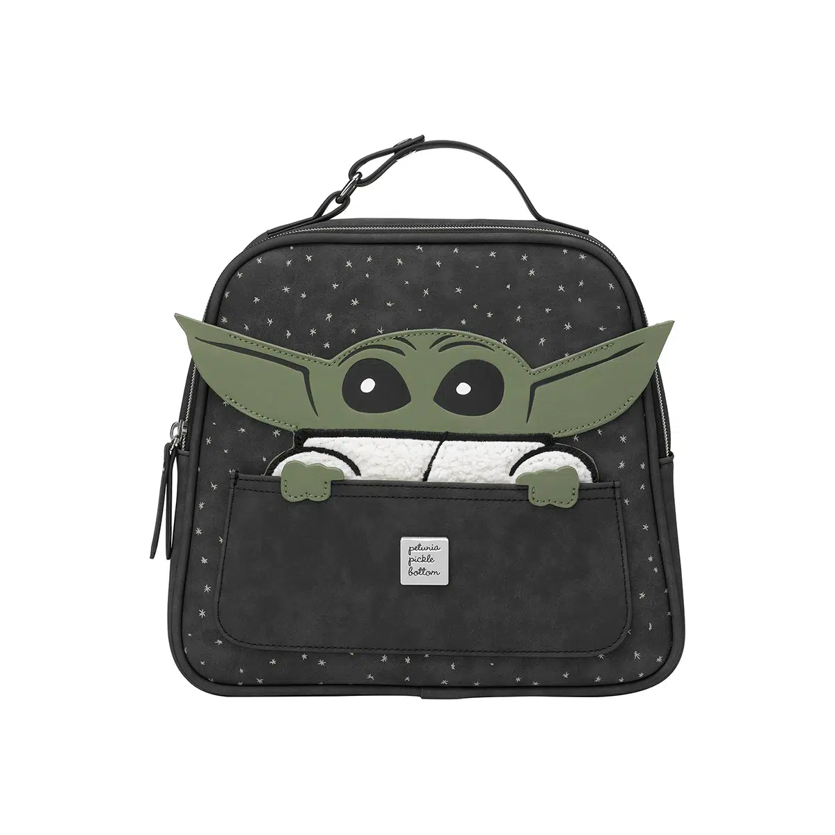 Petunia Pickle Bottom x Star Wars The Child Collection Tandem Insulated Bottle Tote & Lunch Box in Black