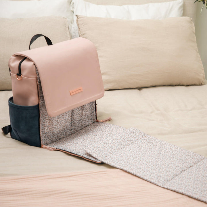 Boxy Backpack in Indigo Blush-Diaper Bags-Petunia Pickle Bottom