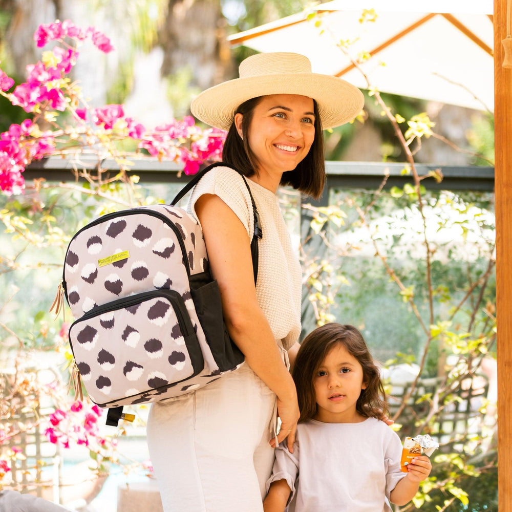 District Backpack Diaper Bag in Inkblot Ikat-Diaper Bags-Petunia Pickle Bottom