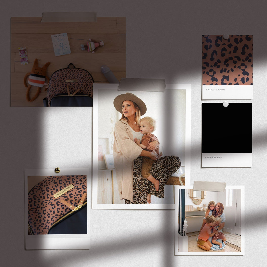 fall 2021 design mood board pinterest style inspiration, petunia pickle bottom, diaper bags, best diaper bags