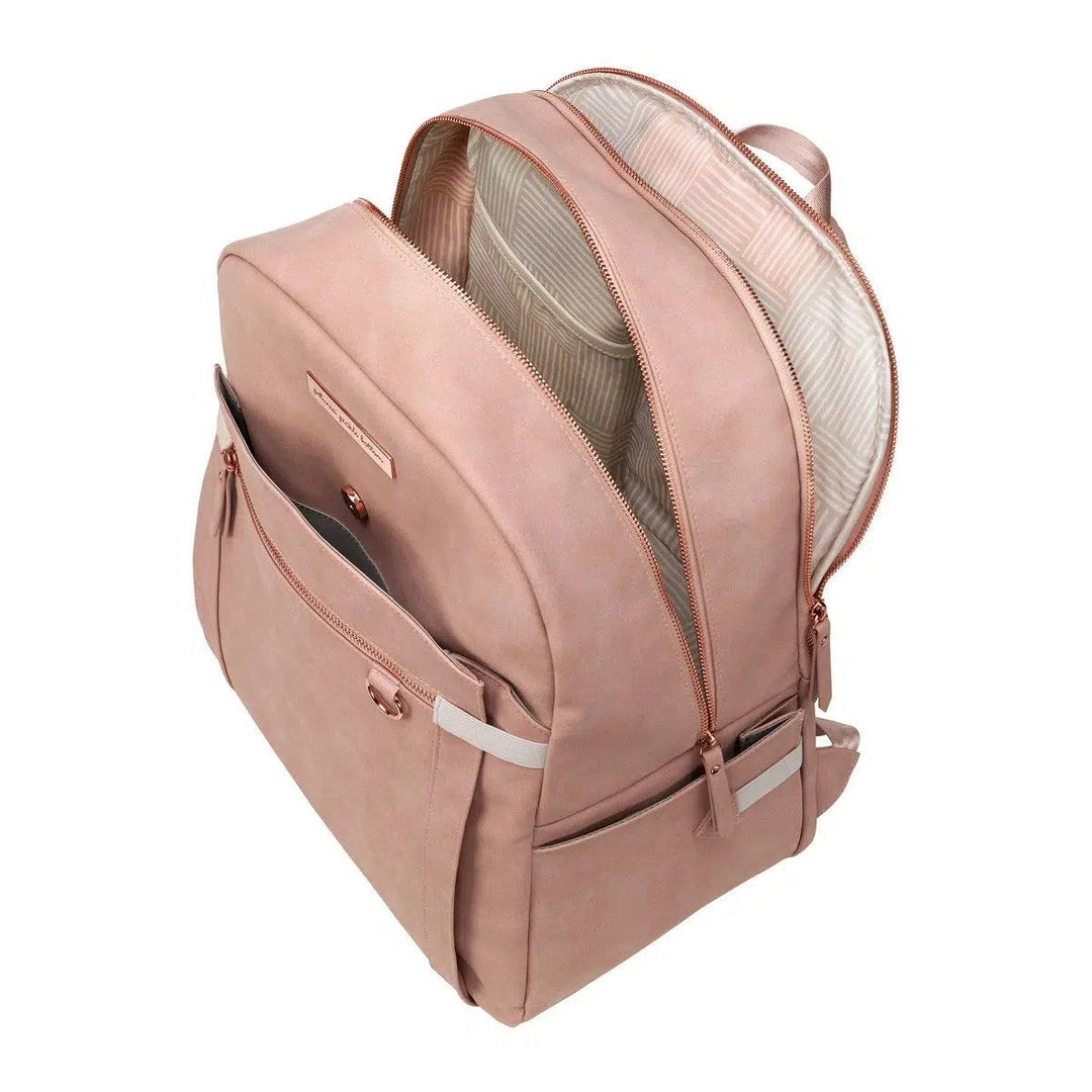 2-in-1 Provisions Backpack in Toffee Rose, Pump Kit & Stroller Clips Bundle-Diaper Bags-Petunia Pickle Bottom