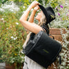 Boxy Backpack in Ebony