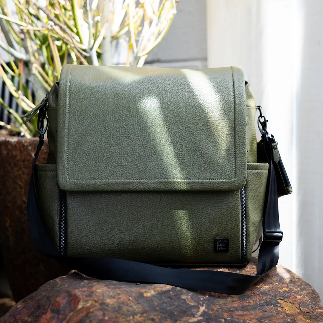 Boxy Backpack in Olive