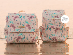 Boxy backpack and method backpack in disney's little mermaid