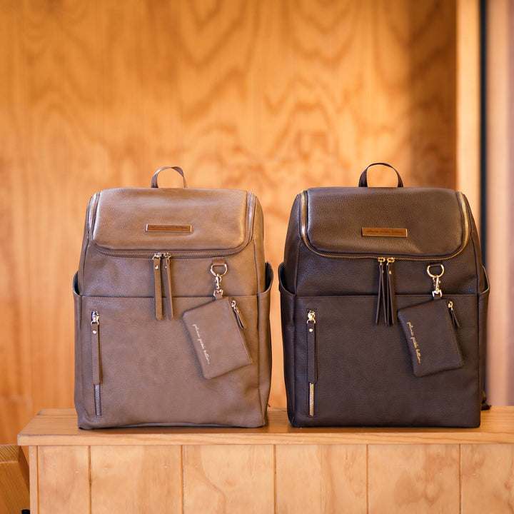 Tempo Backpack in Saddle and mink