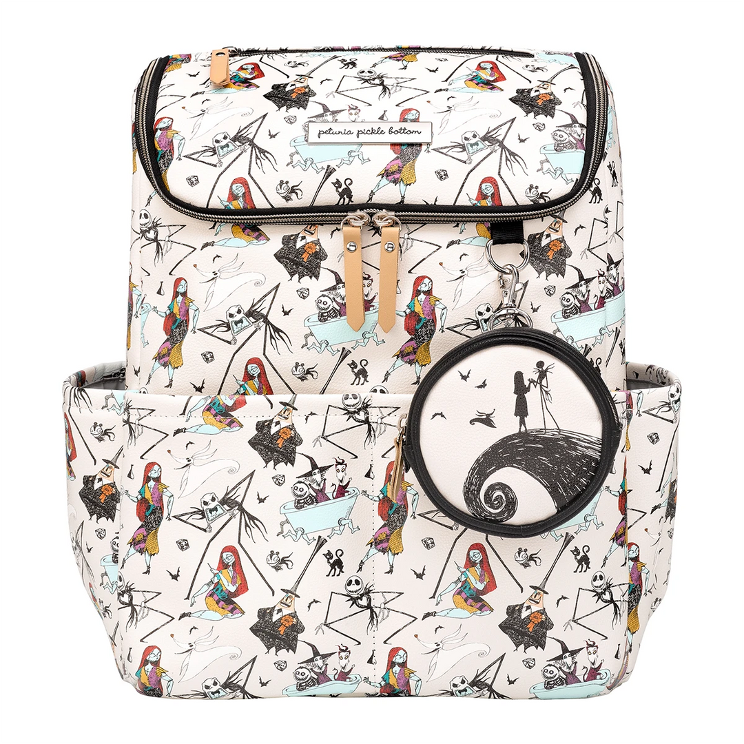 Disney Baby Method Diaper Bag Backpack Tagged Coated Cotton Canvas Petunia Pickle Bottom