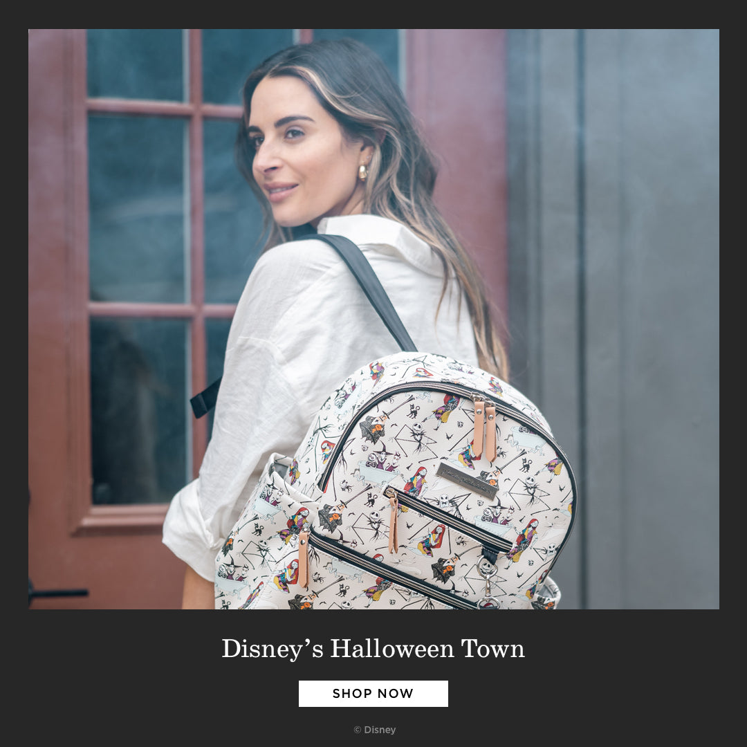 disney's halloween town. shop now. disney. mom earing ace backpack in disney's halloween town