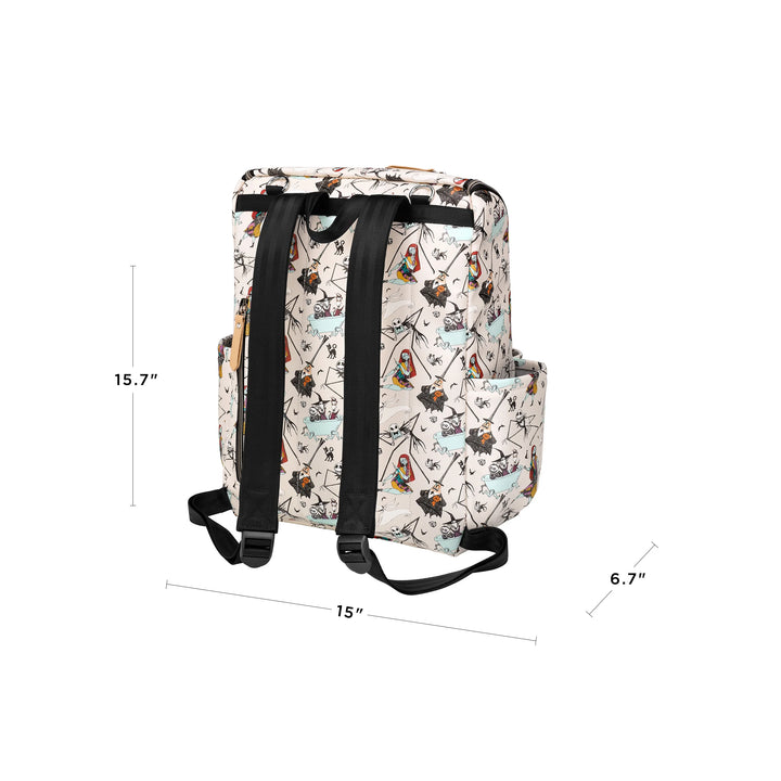 method backpack is 15.7 inches in height, 15 inches in width, and 6.7 inches in length