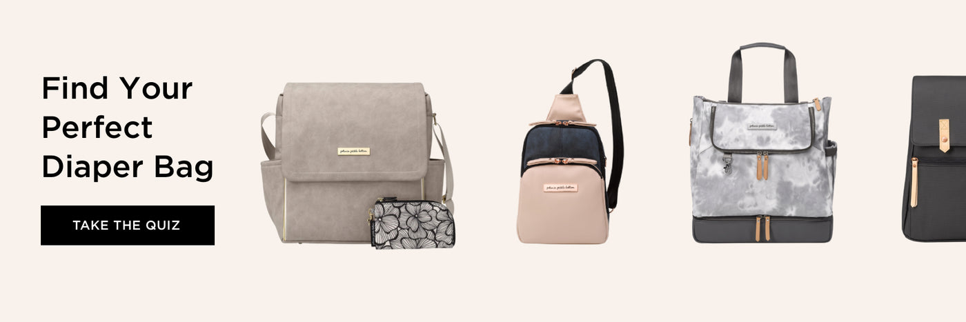 find your perfect diaper bag quiz, click to take the quiz