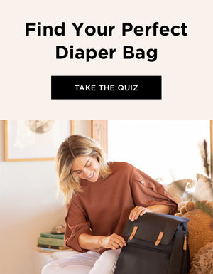find your perfect diaper bag quiz, click to take the quiz