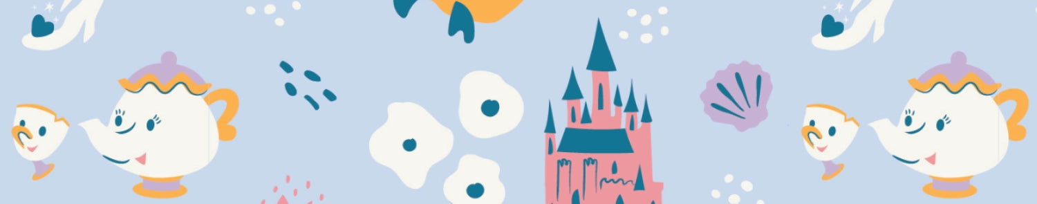 interior pattern of the disney princess courage and kindness collection