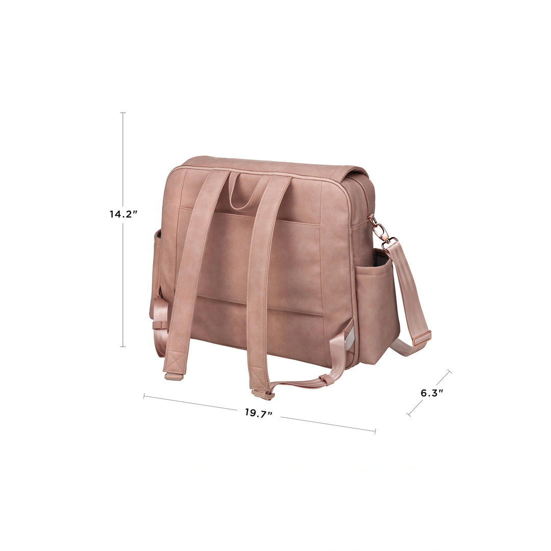 Boxy Backpack Deluxe dimensions 14.2 inches tall, 19.7 inches long, 6.3 inches wide