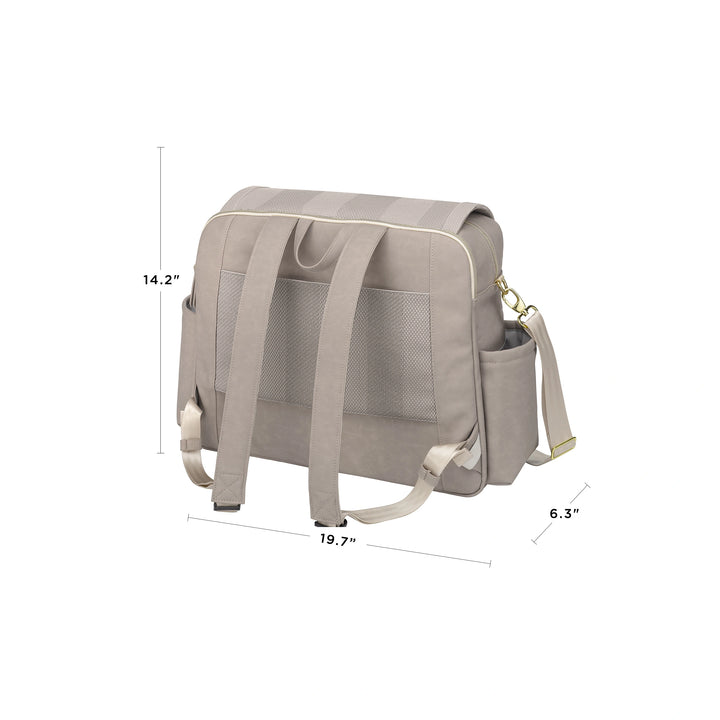 Boxy Backpack Deluxe dimensions 14.2 inches high, 19.7 inches long, 6.3 inches wide