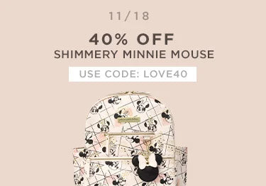 11/18 40% off shimmery minnie mouse use code: love40