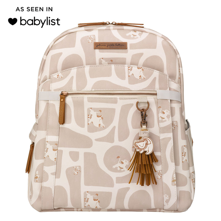 as seen in babylist. provisions backpack in pride lands