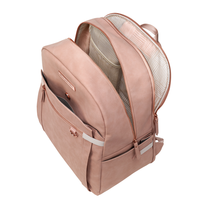 provisions backpack in toffee rose