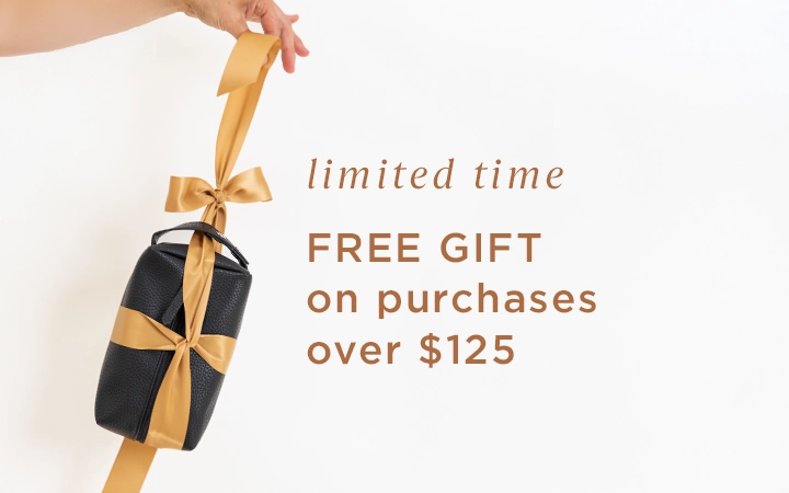 limited time. free gift on purchases over $125