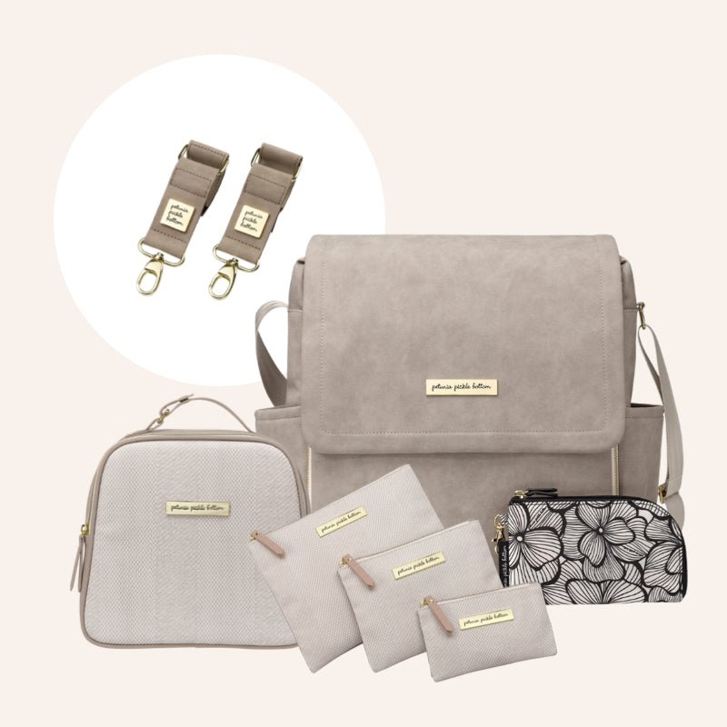 Petunia Grey Matte Leatherette Backpack- Boxy