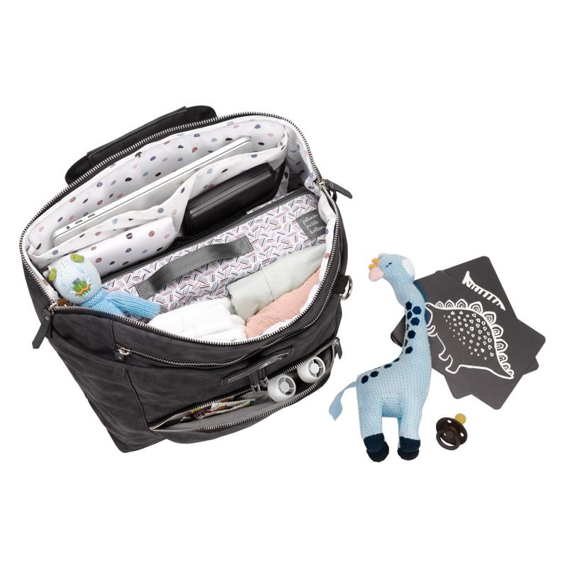 Cinch Backpack in Midnight, Max Pixel, and Stroller Clip Bundle-Diaper Bags-Petunia Pickle Bottom