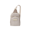 Criss-Cross Sling in Grey Matte Cable Stitch Criss-Cross Sling in Grey Matte Cable Stitch