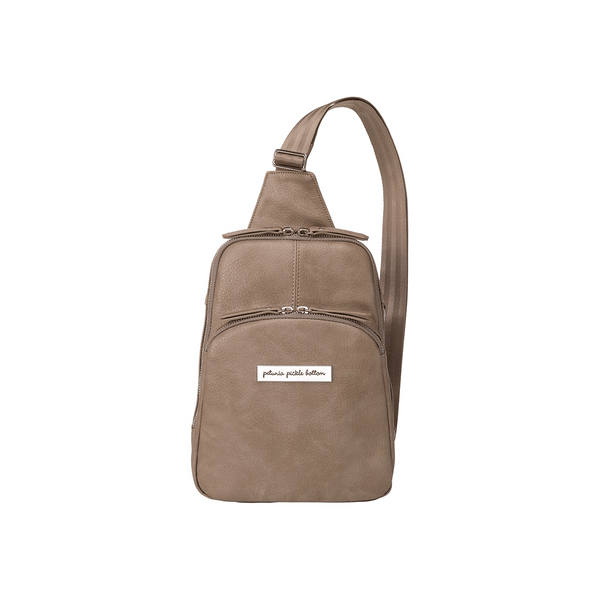 Criss-Cross Sling Backpack | Mink – Petunia Pickle Bottom