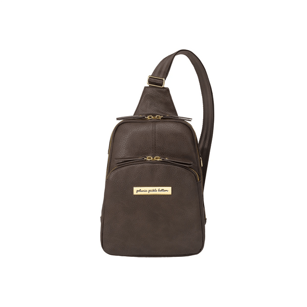 Criss-Cross Sling Backpack | Saddle – Petunia Pickle Bottom