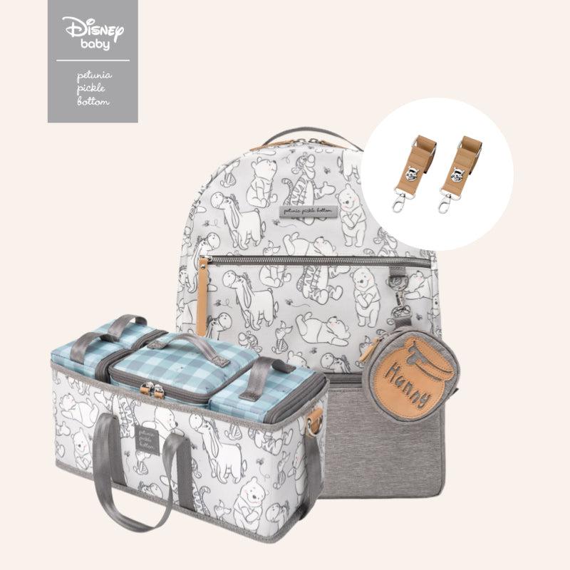 Disney Playful Pooh Axis Backpack Bundle-Diaper Bags-Petunia Pickle Bottom