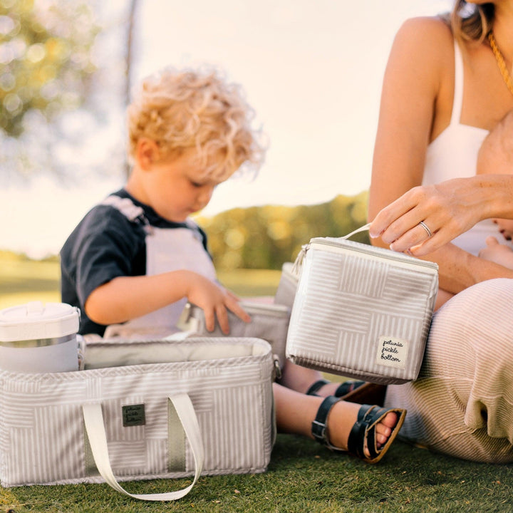 Inter-Mix Deluxe Kit in Checker Stitch-Caddy-Petunia Pickle Bottom