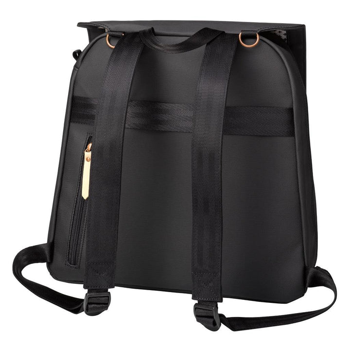 Meta Backpack in Black Matte Canvas & Triple Pixel Set Bundle-Diaper Bags-Petunia Pickle Bottom