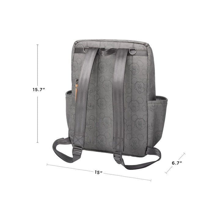 method backpack is 15.7 inches in height, 15 inches in width, and 6.7 inches in length