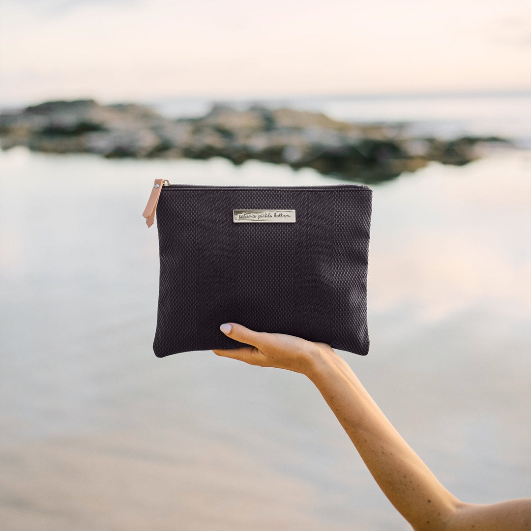 Organizer Trio in Carbon Cable Stitch-Petunia Pickle Bottom