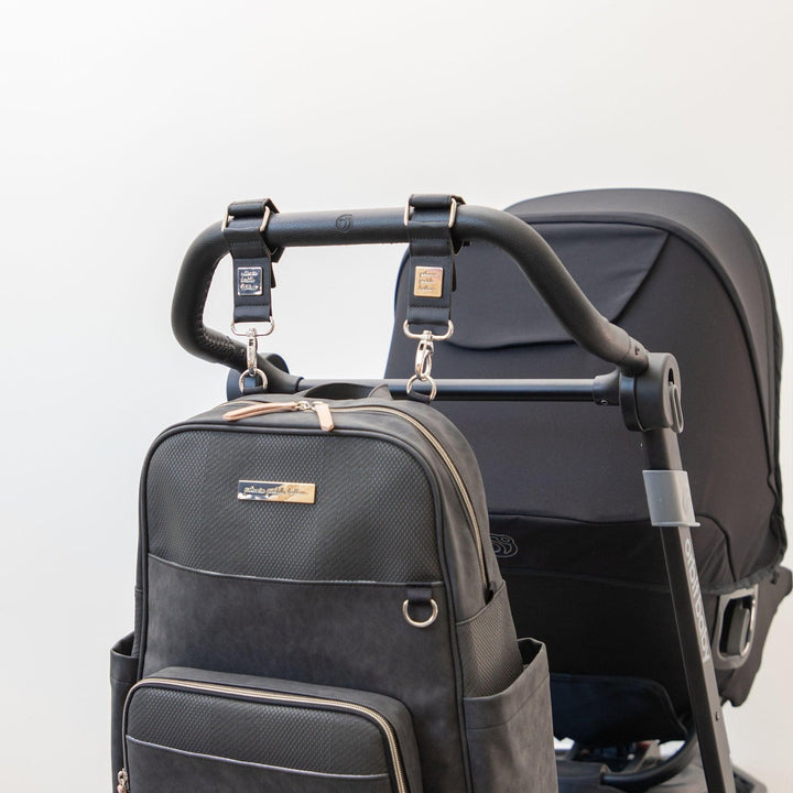 Sync Backpack in Carbon Cable Stitch-Diaper Bags-Petunia Pickle Bottom
