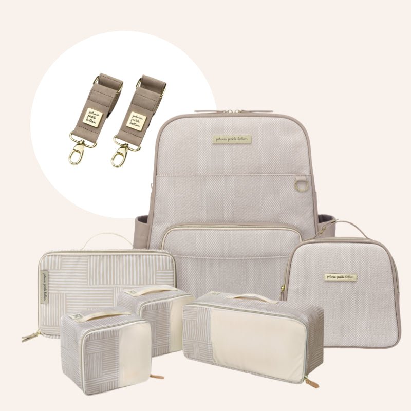 Sync Backpack in Grey Matte Cable Stitch & Accessory Bundle