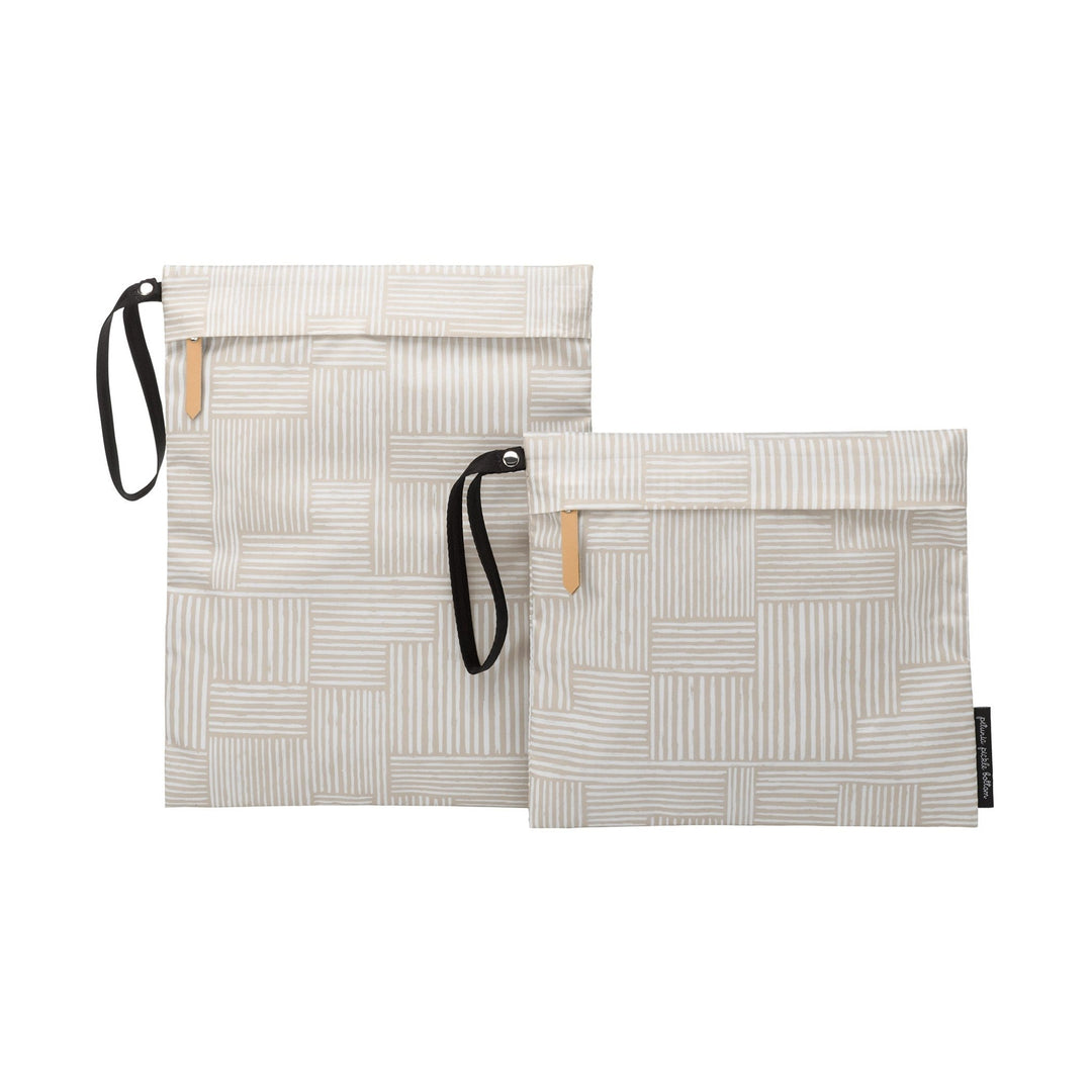 Wet Bag Duo in Checker Stitch-Petunia Pickle Bottom