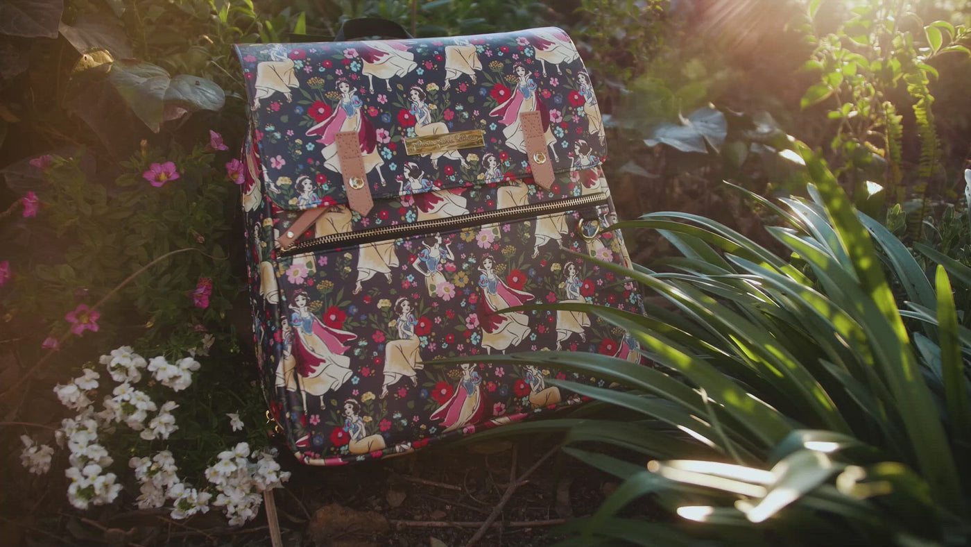Meta Backpack Diaper Bag in Disney's Snow White's Enchanted Forest