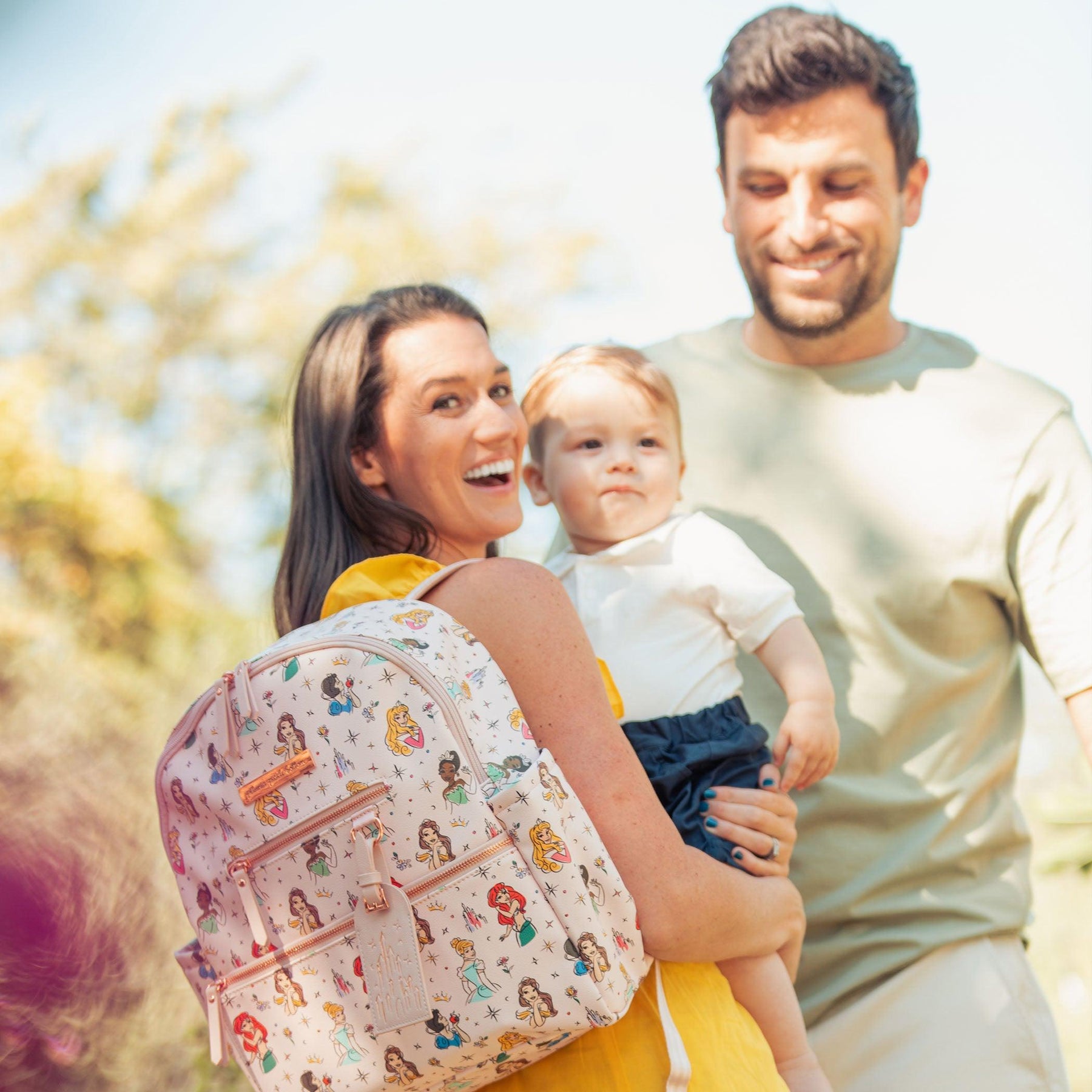 Ace Backpack Diaper Bag in Disney Princess Petunia Pickle Bottom