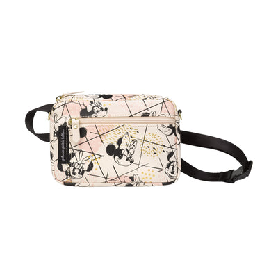 Adventurer Belt Bag in Shimmery Minnie Mouse-Belt Bags-Petunia Pickle Bottom