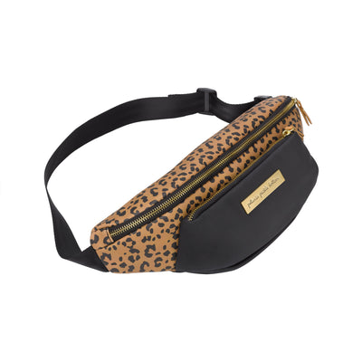 All-Around Belt Bag in Leopard Leatherette-Diaper Bags-Petunia Pickle Bottom