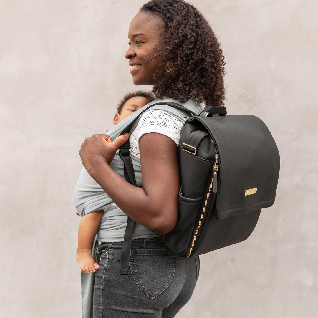 Boxy Backpack in Matte Black