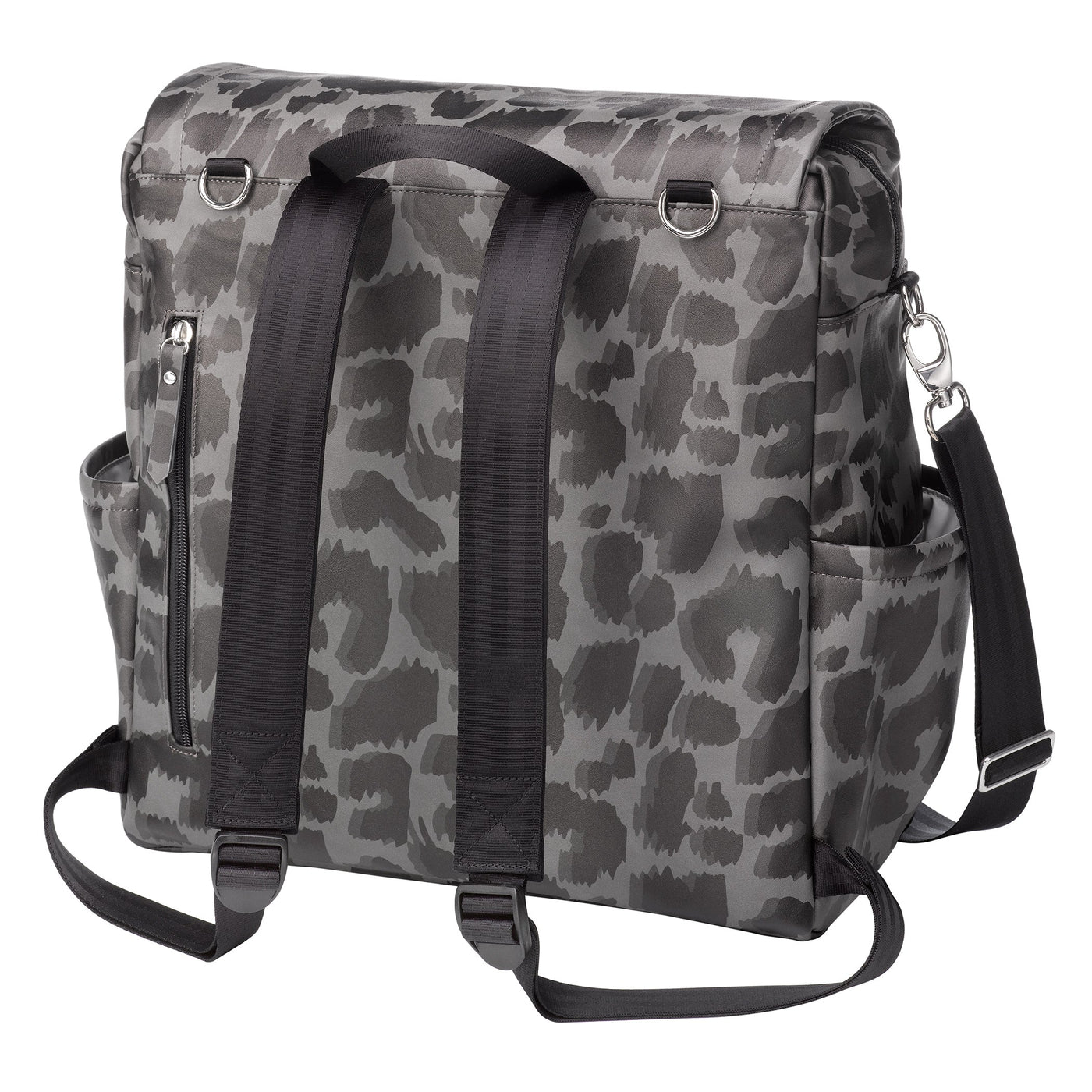 Boxy Backpack in Shadow Leopard-Diaper Bags-Petunia Pickle Bottom