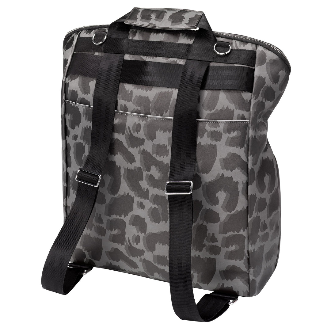 Cinch Backpack in Shadow Leopard, Cool Pixel & Stroller Clips Bundle-Diaper Bags-Petunia Pickle Bottom