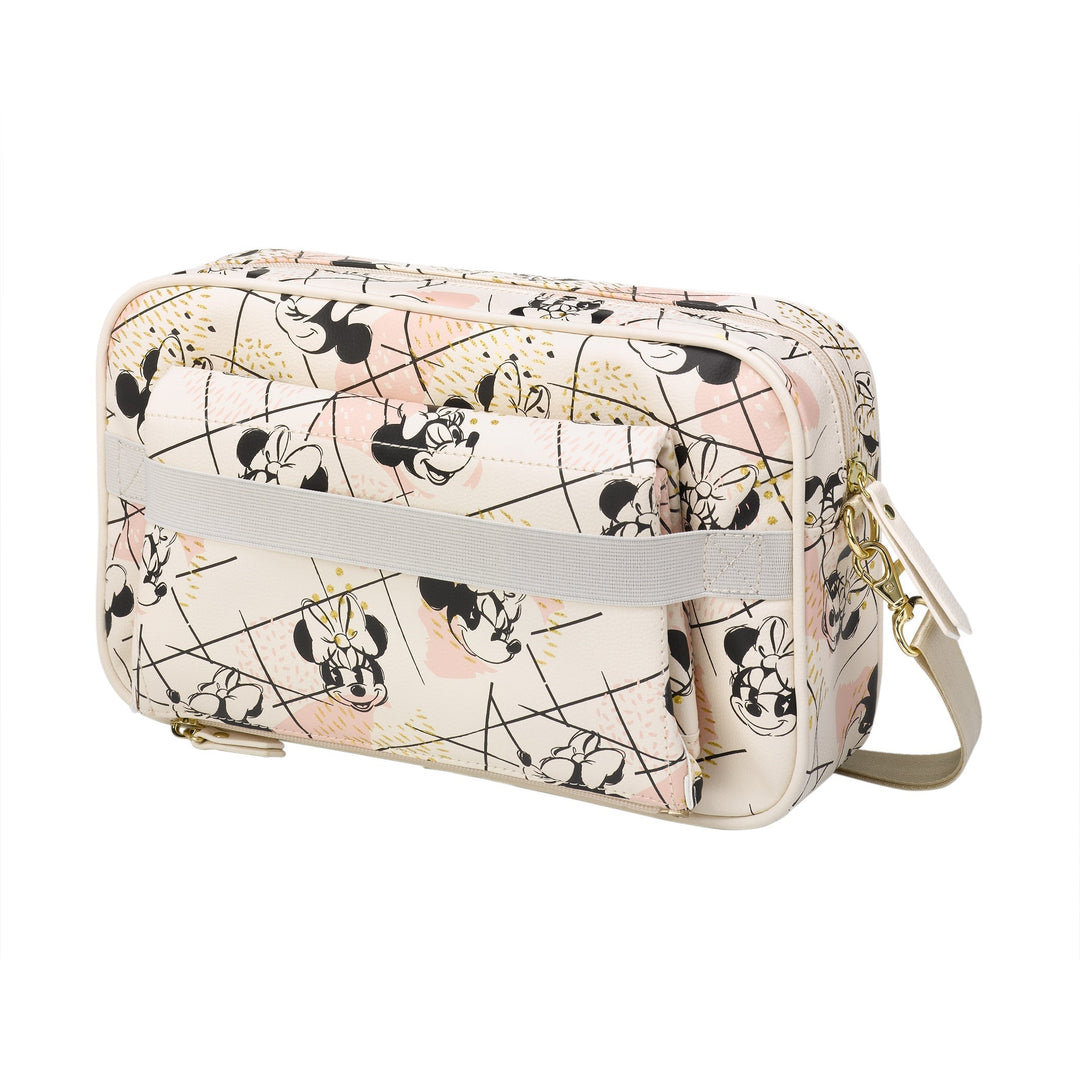 Companion Diaper Changer Clutch in Shimmery Minnie Mouse-Handbags-Petunia Pickle Bottom